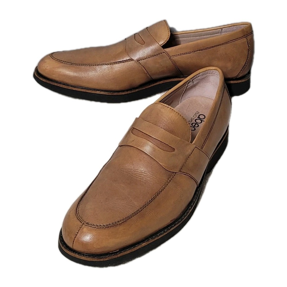Abeo B.I.O. System Mens Size 12 N Nathan Neutral Penny Loafers Congnac